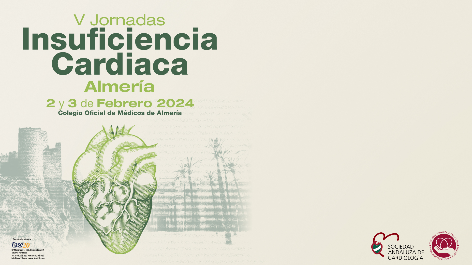 V JORNADAS INSUFICIENCIA CARDIACA ALMERÍA 2024 - Portada
